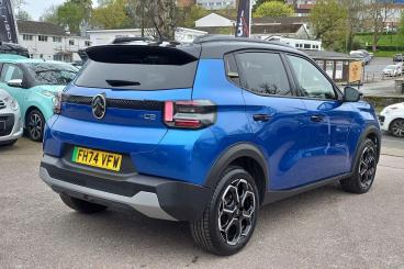 SPOTICAR Citroën C3 E-c3 Standard Range 44kwh Max Auto 5dr (7.4kw Charger) Used Car - Hatchback Electric Blue - Torquay - 1200591302_3