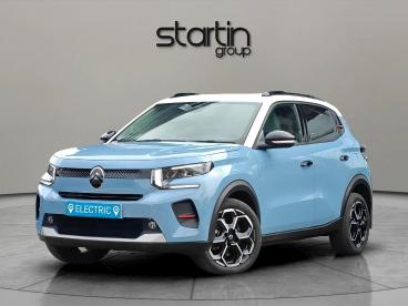 SPOTICAR Citroën C3 E-c3 Standard Range 44kwh Max Auto 5dr (11kw Charger) Used Car - Hatchback Electric Blue - Worcester - 1200631049_3