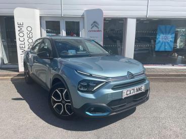 SPOTICAR Citroën C4 E-c4 50kwh Sense Plus Auto 5dr Used Car - Hatchback Electric Blue - Llangefni - 1200510038_1