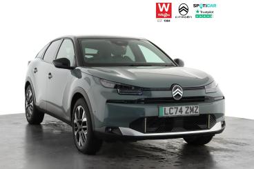 SPOTICAR Citroën C4 E-c4 Extended Range 54kwh Max Auto 5dr (7.4kw Charger) Used Car - Hatchback Electric Green - Epsom - 1200534277_1
