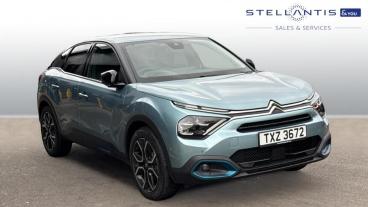 SPOTICAR Citroën C4 E-c4 50kwh Shine Plus Auto 5dr (7.4kw Charger) Used Car - Hatchback Electric Blue - Sheffield - 1200545103_1