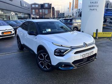 SPOTICAR Citroën C4 E-c4 50kwh Shine Plus Auto 5dr (7.4kw Charger) Used Car - Hatchback Electric White - Wakefield - 1200557585_1
