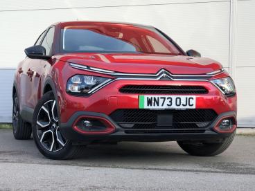 SPOTICAR Citroën C4 E-c4 50kwh Shine Plus Auto 5dr (7.4kw Charger) Used Car - Hatchback Electric Red - Keighley - 1200562696_1