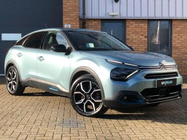 SPOTICAR Citroën C4 E-c4 50kwh Shine Plus Auto 5dr (7.4kw Charger) Used Car - Hatchback Electric Blue - Fareham - 1200567491_1