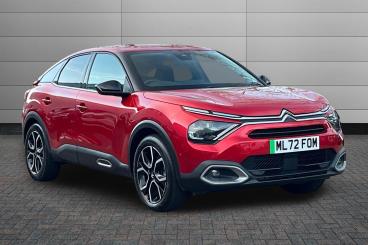 SPOTICAR Citroën C4 E-c4 50kwh Shine Plus Auto 5dr (7.4kw Charger) Used Car - Hatchback Electric Red - Peterborough - 1200569003_1