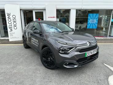 SPOTICAR Citroën C4 E-c4 50kwh E-series Auto 5dr (7.4kw Charger) Used Car - Hatchback Electric Grey - Llangefni - 1200572191_1