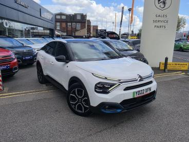 SPOTICAR Citroën C4 E-c4 50kwh Shine Plus Auto 5dr (7.4kw Charger) Used Car - Hatchback Electric White - Wakefield - 1200591925_1