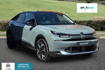 SPOTICAR Citroën C4 E-c4 Extended Range 54kwh Max Auto 5dr (11kw Charger) Used Car - Hatchback Electric Green - Worthing - 1200617960_1