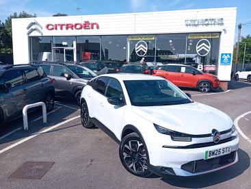 SPOTICAR Citroën C4 E-c4 Extended Range 54kwh Max Auto 5dr (11kw Charger) Used Car - Hatchback Electric White - Eastbourne - 1200618267_2