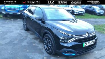 SPOTICAR Citroën C4 X E-c4 X 50kwh Shine Fastback Auto 4dr (7.4kw Charger) Used Car - Suv Electric Black - Swansea - 1200553826_2