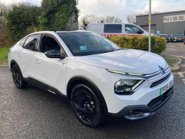 SPOTICAR Citroën C4 X E-c4 X 50kwh E-series Fastback Auto 4dr (7.4kw Charger) Used Car - Suv Electric White - Plymouth - 1200559571_2