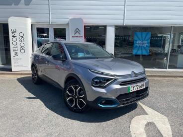 SPOTICAR Citroën C4 X E-c4 X 50kwh Shine Fastback Auto 4dr (7.4kw Charger) Used Car - Suv Electric Grey - Llangefni - 1200592862_1