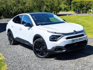 SPOTICAR Citroën C4 X E-c4 X 50kwh E-series Fastback Auto 4dr (7.4kw Charger) Used Car - Suv Electric White - County Antrim - 1200599804_1