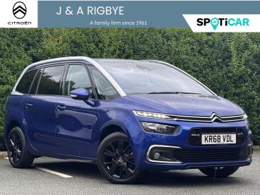 SPOTICAR Citroën C4 Grand Spacetourer Grand C4 Spacetourer 1.2 Puretech Flair Euro 6 (s/s) 5dr Used Car - Mpv Petrol Blue - Chorley - 1200555218_1