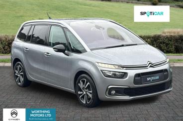 SPOTICAR Citroën C4 Grand Spacetourer Grand C4 Spacetourer 1.2 Puretech Sense Eat8 Euro 6 (s/s) 5dr Used Car - Mpv Petrol Grey - Worthing - 1200562933_1