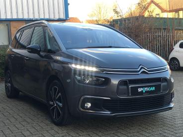 SPOTICAR Citroën C4 Grand Spacetourer Grand C4 Spacetourer 1.2 Puretech Shine Eat8 Euro 6 (s/s) 5dr Used Car - Mpv Petrol Grey - Fareham - 1200565489_5