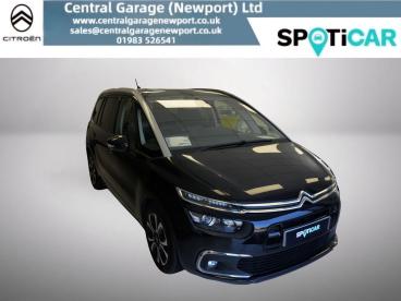 SPOTICAR Citroën C4 Grand Spacetourer Grand C4 Spacetourer 1.2 Puretech Flair Plus Euro 6 (s/s) 5dr Used Car - Mpv Petrol Black - Newport - 1200596475_1
