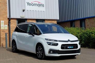 SPOTICAR Citroën C4 Grand Spacetourer Grand C4 Spacetourer 1.5 Bluehdi Shine Eat8 Euro 6 (s/s) 5dr Used Car - Mpv Diesel White - Fareham - 1200619677_1