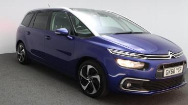SPOTICAR Citroën C4 Grand Spacetourer Grand C4 Spacetourer 2.0 Bluehdi Flair Eat8 Euro 6 (s/s) 5dr Used Car - Mpv Diesel Blue - St. Austell - 1200625065_1