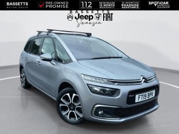 SPOTICAR Citroën C4 Grand Spacetourer Grand C4 Spacetourer 1.2 Puretech Flair Eat8 Euro 6 (s/s) 5dr Used Car - Mpv Petrol Grey - Swansea - 1200629459_1