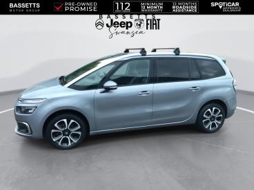 SPOTICAR Citroën C4 Grand Spacetourer Grand C4 Spacetourer 1.2 Puretech Flair Eat8 Euro 6 (s/s) 5dr Used Car - Mpv Petrol Grey - Swansea - 1200629459_4