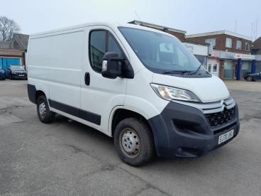 SPOTICAR Citroën Relay 2.2 Bluehdi 33 Enterprise L1 Euro 6 (s/s) 5dr Used Car - Commercial Vehicle Diesel White - Colchester - 1200583274_1
