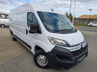 SPOTICAR Citroën Relay 2.2 Bluehdi 35 Enterprise Edition L3 High Roof Eur Used Car - Commercial Vehicle Diesel White - Southampton - 1200637313_1