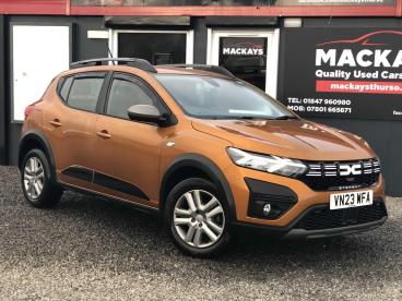 SPOTICAR Dacia Sandero 1.0 Tce Expression Cvt Euro 6 (s/s) 5dr Used Car - City Car Petrol Orange - Inverness - 1200560871_1