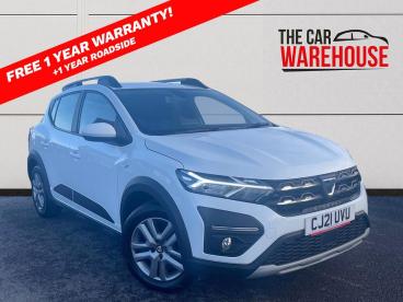 SPOTICAR Dacia Sandero 1.0 Tce Comfort Euro 6 (s/s) 5dr Used Car - City Car Petrol White - Bridgend - 1200569333_1