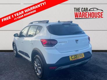 SPOTICAR Dacia Sandero 1.0 Tce Comfort Euro 6 (s/s) 5dr Used Car - City Car Petrol White - Bridgend - 1200569333_2