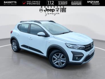 SPOTICAR Dacia Sandero 1.0 Tce Comfort Cvt Euro 6 (s/s) 5dr Used Car - City Car Petrol White - Swansea - 1200575890_1