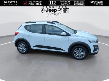 SPOTICAR Dacia Sandero 1.0 Tce Comfort Cvt Euro 6 (s/s) 5dr Used Car - City Car Petrol White - Swansea - 1200575890_2