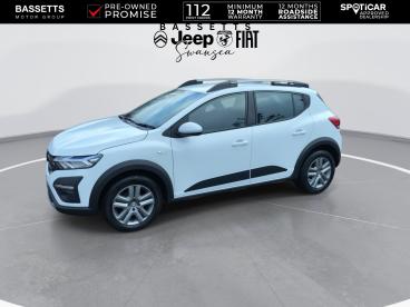 SPOTICAR Dacia Sandero 1.0 Tce Comfort Cvt Euro 6 (s/s) 5dr Used Car - City Car Petrol White - Swansea - 1200575890_5