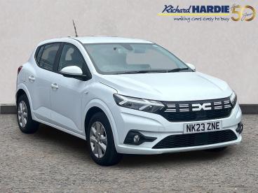 SPOTICAR Dacia Sandero 1.0 Tce Expression Cvt Euro 6 (s/s) 5dr Used Car - City Car Petrol White - Wallsend - 1200587756_1