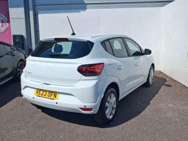 SPOTICAR Dacia Sandero 1.0 Tce Expression Euro 6 (s/s) 5dr Used Car - City Car Petrol White - Trowbridge - 1200608842_5