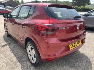 SPOTICAR Dacia Sandero 1.0 Tce Essential Euro 6 (s/s) 5dr Used Car - City Car  Red - Pontypridd - 1200611156_5