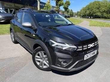 SPOTICAR Dacia Sandero 1.0 Tce Expression Cvt Euro 6 (s/s) 5dr Used Car - City Car Petrol Black - Swansea - 1200615985_1