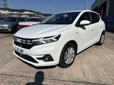 SPOTICAR Dacia Sandero 1.0 Tce Expression Euro 6 (s/s) 5dr Used Car - City Car Petrol White - Pontypridd - 1200616567_3