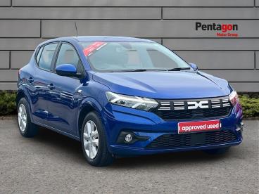 SPOTICAR Dacia Sandero 1.0 Tce Expression Euro 6 (s/s) 5dr Used Car - City Car Petrol Blue - Lincoln - 1200633668_1