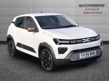 SPOTICAR Dacia Spring 65 26.8kwh Extreme Auto 5dr Used Car - Saloon Electric White - Bangor - 1200581640_1