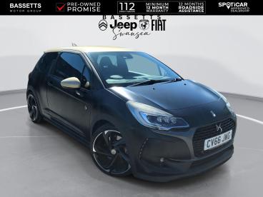SPOTICAR Ds Ds 3 1.6 Thp Performance Black Euro 6 (s/s) 3dr Used Car - City Car Petrol Black - Swansea - 1200601719_1