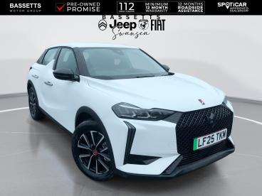 SPOTICAR Ds Ds 3 E-tense 54kwh Performance Line Auto 5dr Used Car - City Car Electric White - Swansea - 1200642654_1