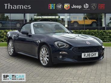 SPOTICAR Fiat 124 Spider 1.4 Multiair Lusso Plus Euro 6 2dr Used Car - Saloon Petrol Blue - Slough - 1200608438_1