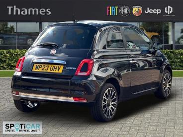 SPOTICAR Fiat 500 1.0 Mhev Top Euro 6 (s/s) 3dr Used Car - City Car Petrol Black - Tunbridge Wells - 1200541287_3