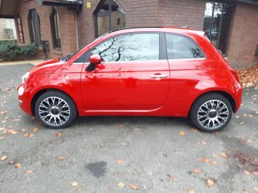 SPOTICAR Fiat 500 1.0 Mhev Top Euro 6 (s/s) 3dr Used Car - City Car Petrol Red - Accrington - 1200545844_3