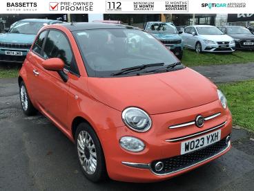 SPOTICAR Fiat 500 1.0 Mhev Euro 6 (s/s) 3dr Used Car - City Car Petrol Orange - Swansea - 1200547791_1