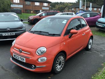 SPOTICAR Fiat 500 1.0 Mhev Euro 6 (s/s) 3dr Used Car - City Car Petrol Orange - Swansea - 1200547791_3