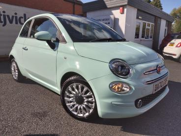 SPOTICAR Fiat 500 1.0 Mhev Lounge Euro 6 (s/s) 3dr Used Car - City Car Petrol Green - Telford - 1200549632_1