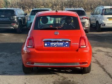 SPOTICAR Fiat 500 1.0 Mhev Euro 6 (s/s) 3dr Used Car - City Car Petrol Orange - Chippenham - 1200551804_5