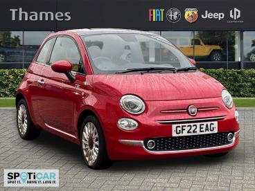 SPOTICAR Fiat 500 1.0 Mhev Red Euro 6 (s/s) 3dr Used Car - City Car Petrol Red - Tunbridge Wells - 1200552561_1